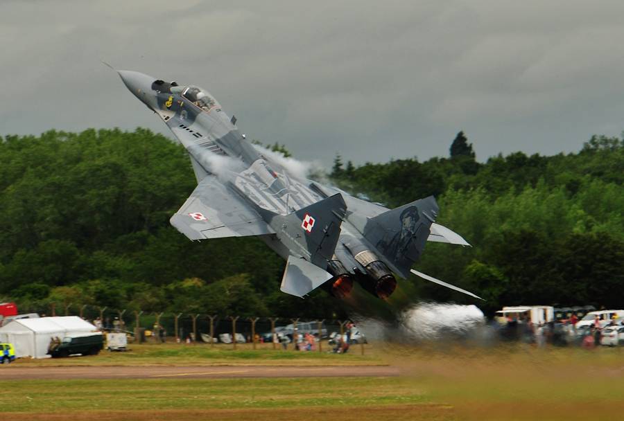 Вертикальный взлет МиГ-29: ушел в небо как ракета