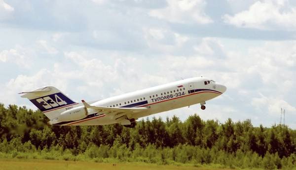 Самолет ту-334 — характеристики, перспективы