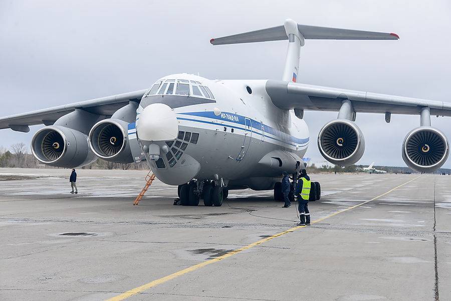 Военно-транспортный самолет ил-76 | армейские новости