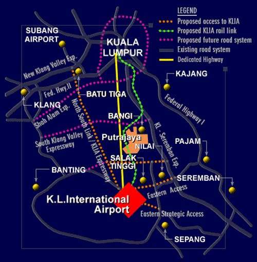 Аэропорты куала-лумпур. как добраться из аэропорта куала-лумпур до центра города и в обратном направлении схема аэропорта куала лумпур на русском языке