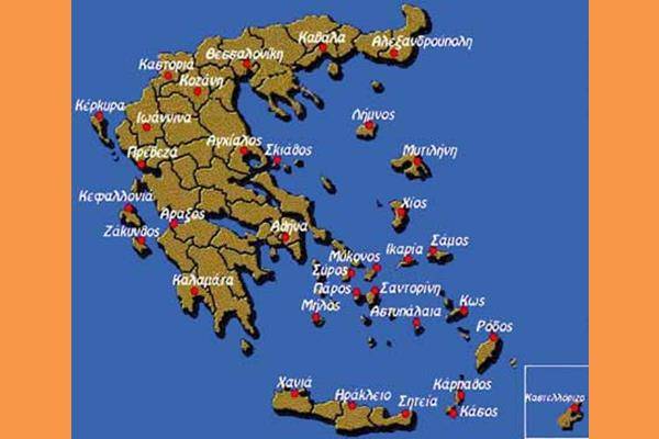 Греческие аэропорты: описание, расположение, маршруты на карте, услуги