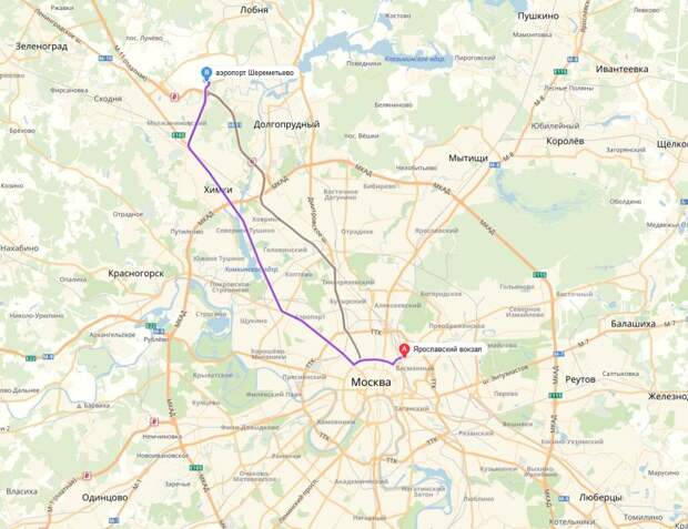 Как быстрее добраться от ленинградского вокзала до шереметьево рано утром?