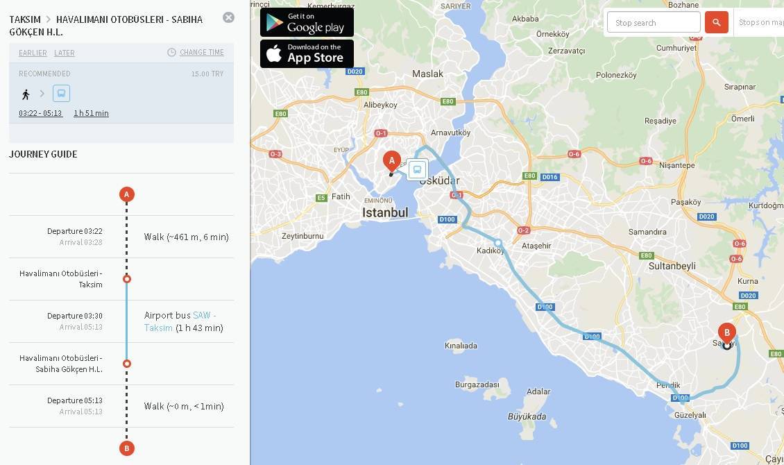 Как добраться из аэропорта стамбула до султанахмет самостоятельно: на автобусе, в метро, на такси