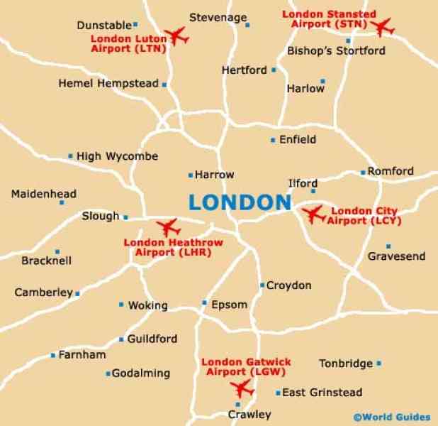 Аэропорты лондона: хитроу, гатвик, лутон, станстед, лондон-сити, саутенд