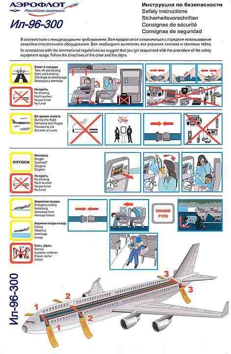 Какие меры безопасности нужно соблюдать во время авиаперелета