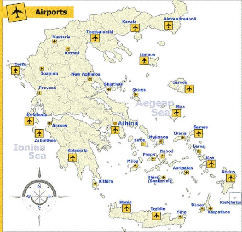 Аэропорты греции: список, описание, рейсы :: syl.ru