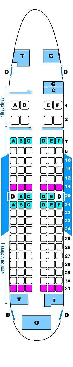 Боинг 737-500: схема салона. как выбрать самое лучшее место