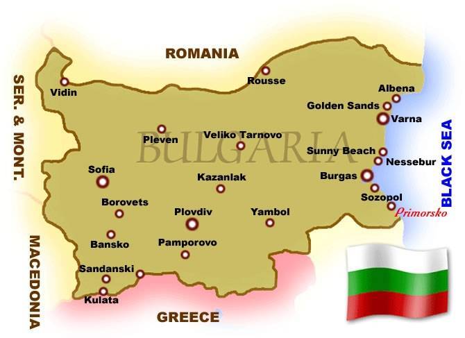 Международные аэропорты болгарии