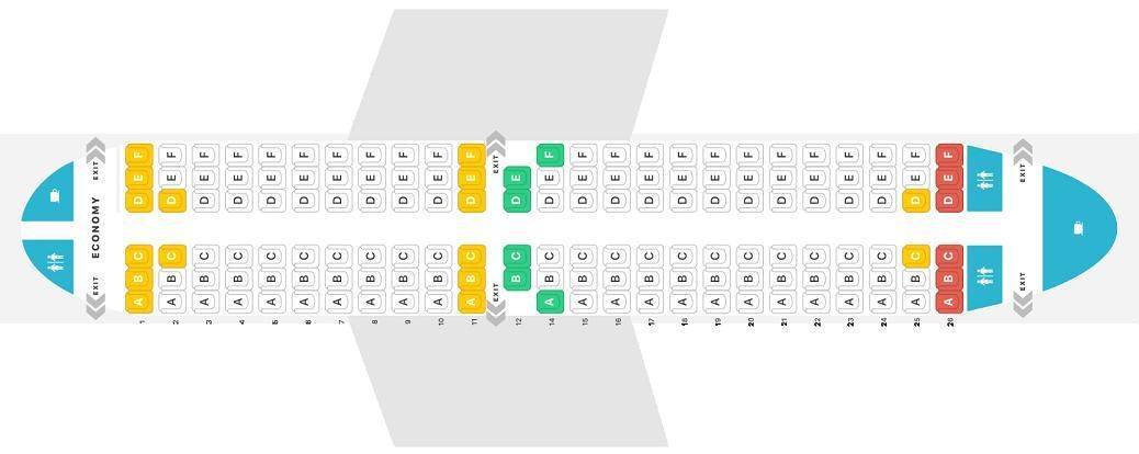 Схема салона и лучшие места boeing 737-300: где удобнее сидеть | авиакомпании и авиалинии россии и мира