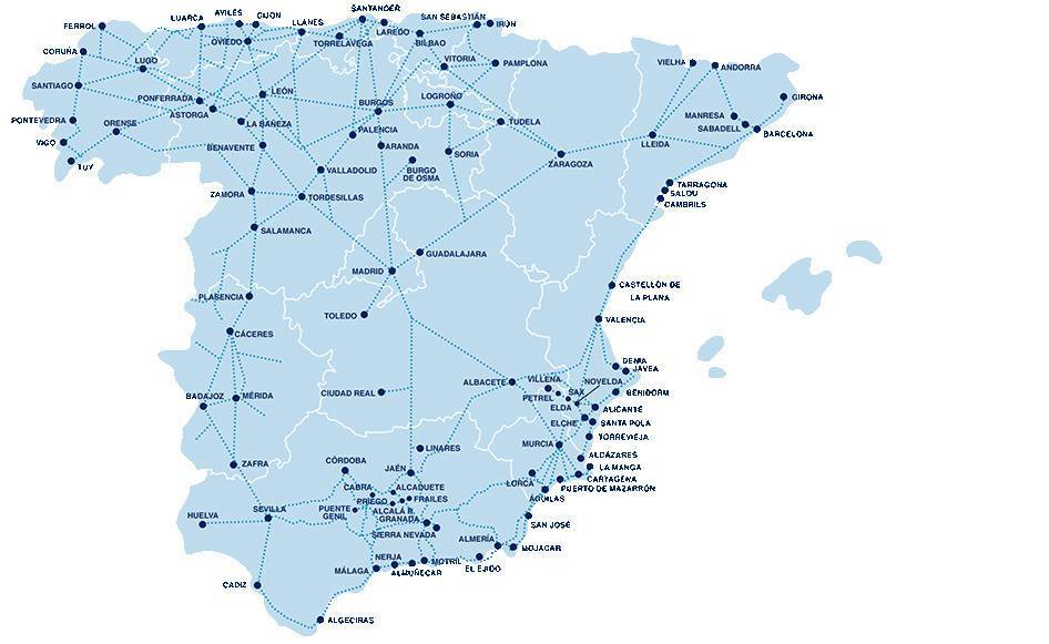 Аэропорты испании: список крупных и международных