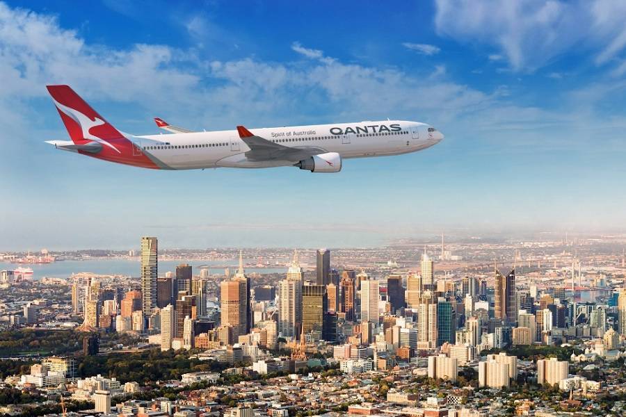 Самая большая авиакомпания австралии «qantas airways»
