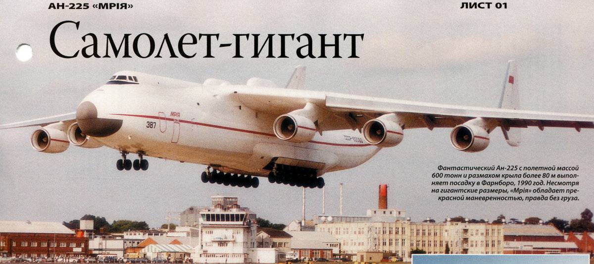 Самый большой в мире самолёт ан 225 "мрия"