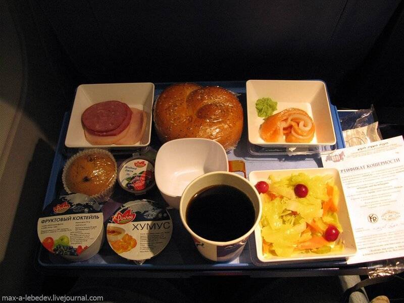 Кошерное питание на борту Аэрофлот