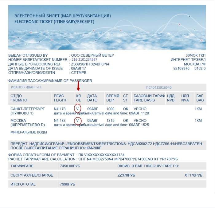 Как распечатать электронный билет на самолет