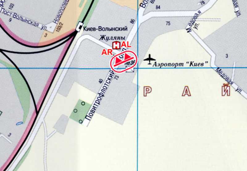 Аэропорт жуляны в киеве: расположение на карте