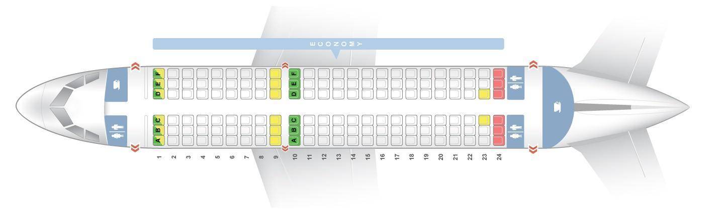 Схема салона и лучшие места в самолетах airbus а319 авиакомпании s7 airlines
