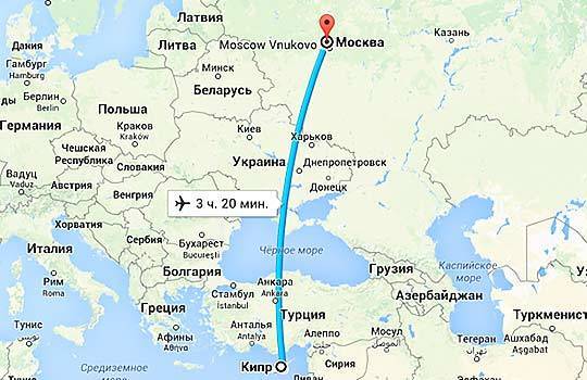 Сколько лететь до анапы из москвы и других городов россии.