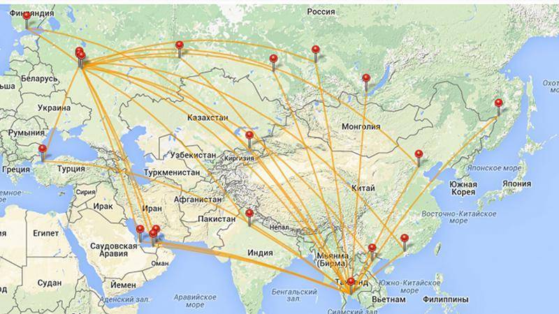 Сколько лететь из россии в таиланд: все варианты с временем и пересадками - туристический портал