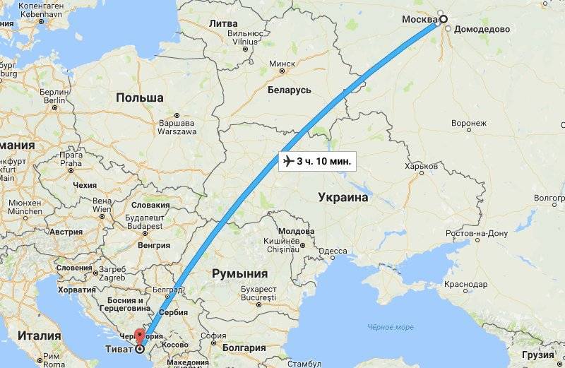 Сколько лететь до анапы из москвы и других городов россии.
