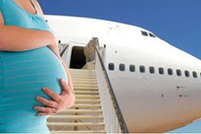 Правила перелета самолетом во время беременности