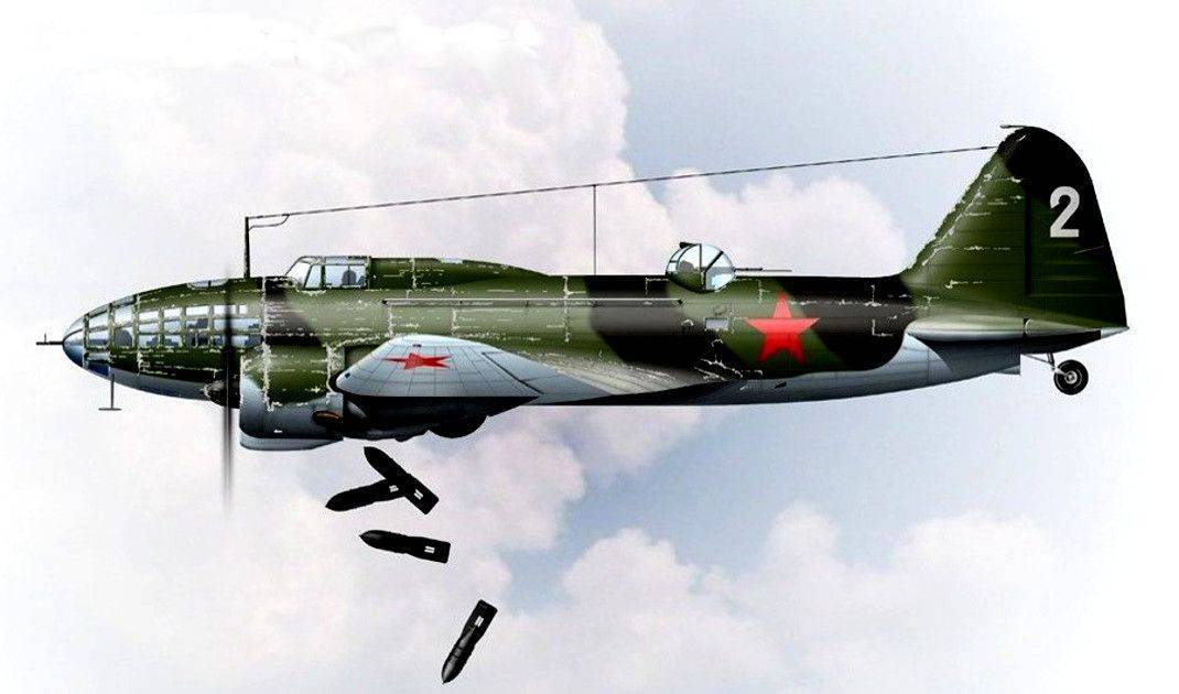 Ил-6 дальний бомбардировщик-торпедоносец
