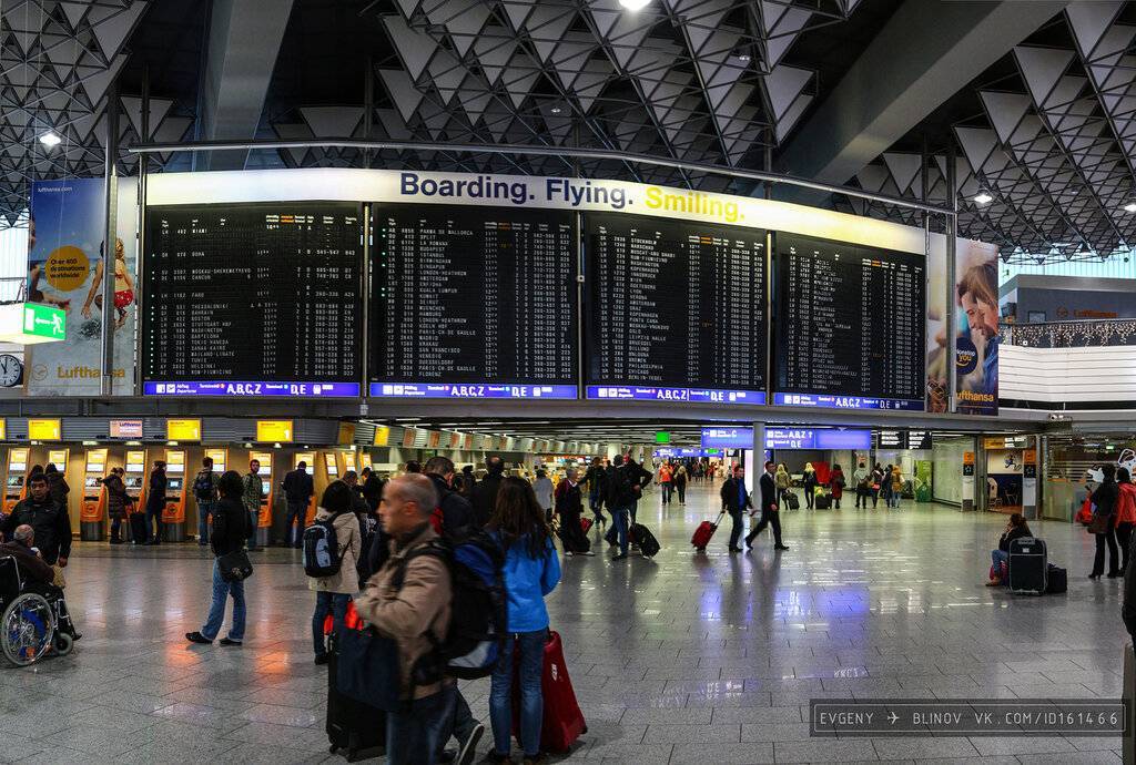 Все об аэропорте франкфурта на майне (fra eddf): онлайн табло вылета и прилета