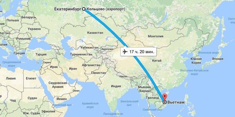 Сколько лететь до таиланда из москвы прямым рейсом