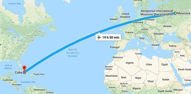 Сколько лететь до мексики из москвы прямым рейсом: время перелета