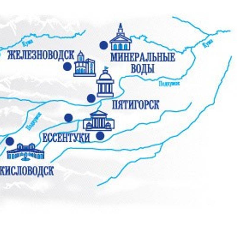 Расстояние от аэропорта Минеральные Воды до Пятигорска