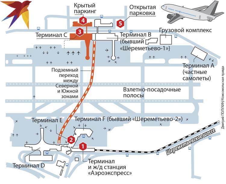 Как доехать до аэропорта Шереметьево из Москвы