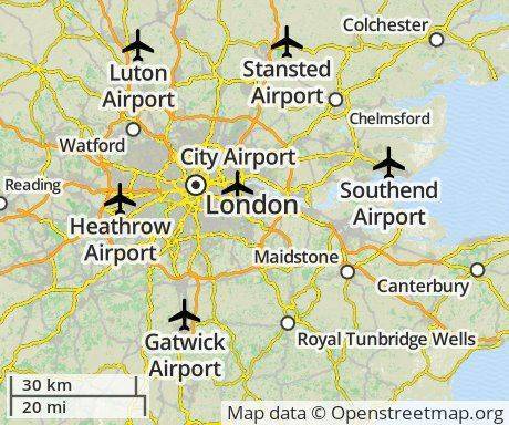 Come arrivare a londra: collegamenti tra gli aeroporti di heathrow, stansted, luton, gatwick, city airport e il centro di londra | nightlife city guide