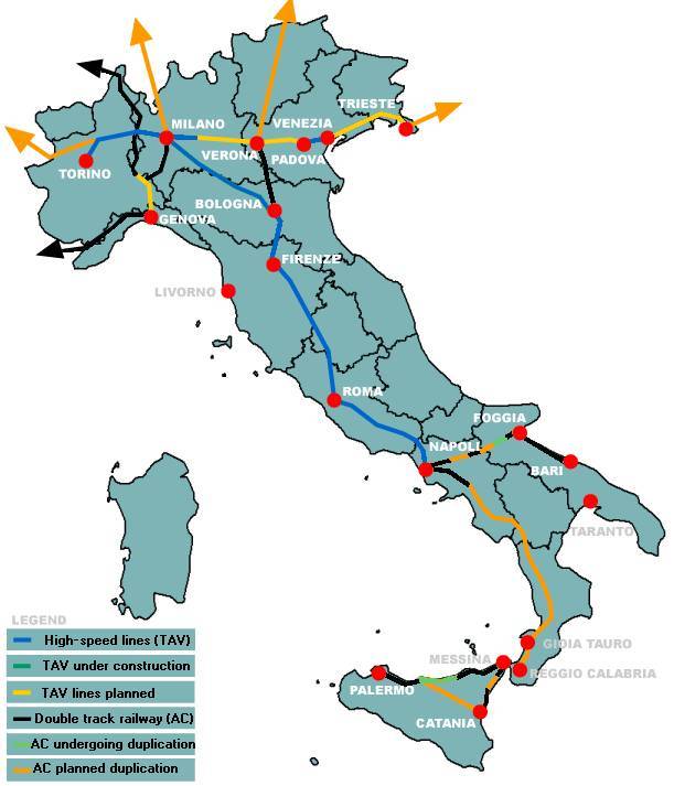 Карта италии с городами на русском языке. карта италии с курортами — туристер.ру