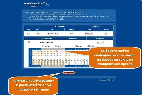 Онлайн регистрация по электронному билету аэрофлота: электронная регистрация билетов