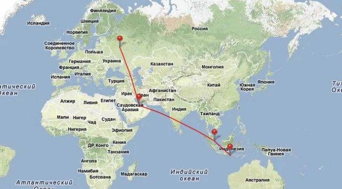 Сколько лететь до таиланда из москвы?
