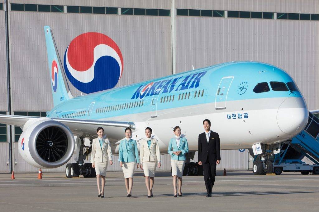 Крупнейшая национальная авиакомпании южной кореи korean air