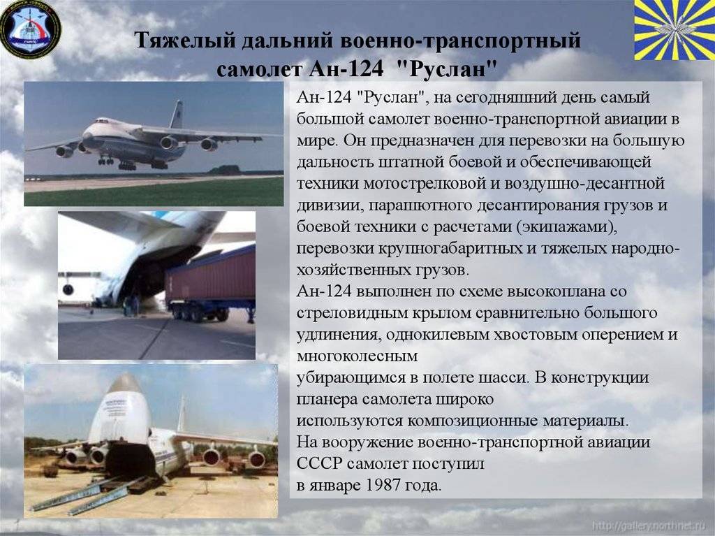Самолёт «руслан» ан-124 – сколько весит, какие характеристики, туристу на заметку