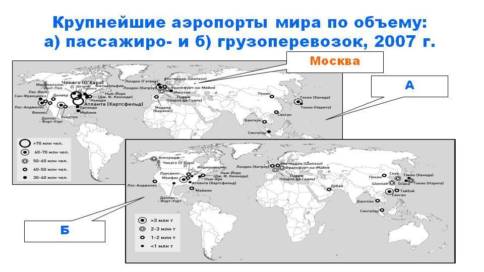 Международные аэропорты россии - какие самые крупные