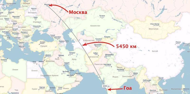 Сколько лететь из Москвы до Анапы