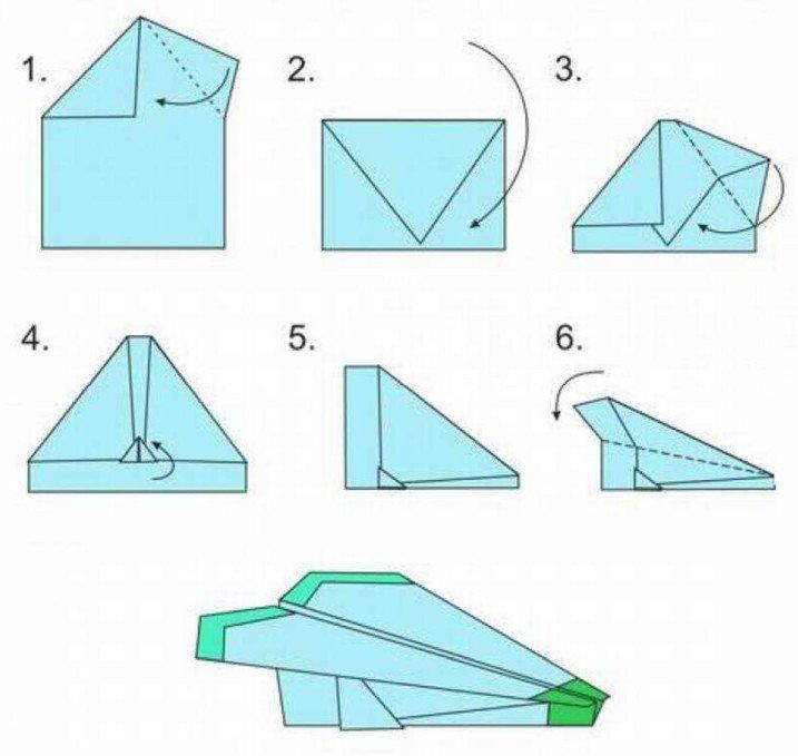 Самолетики оригами: лучшие схемы и советы мастеров как сделать классный бумажный самолетик (135 фото)