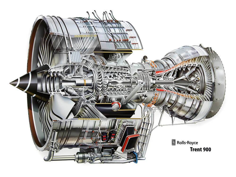 Газотурбинный двигатель самолета. фото. строение. характеристики.