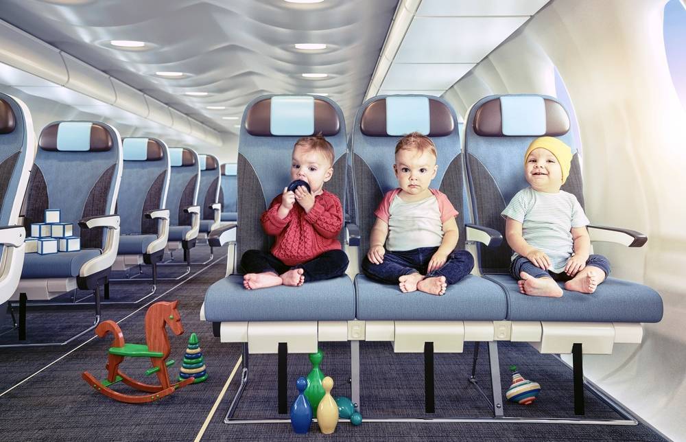 Со скольки месяцев можно перевозить детей в самолете