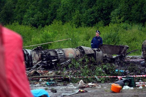 История катастроф самолета ту-134