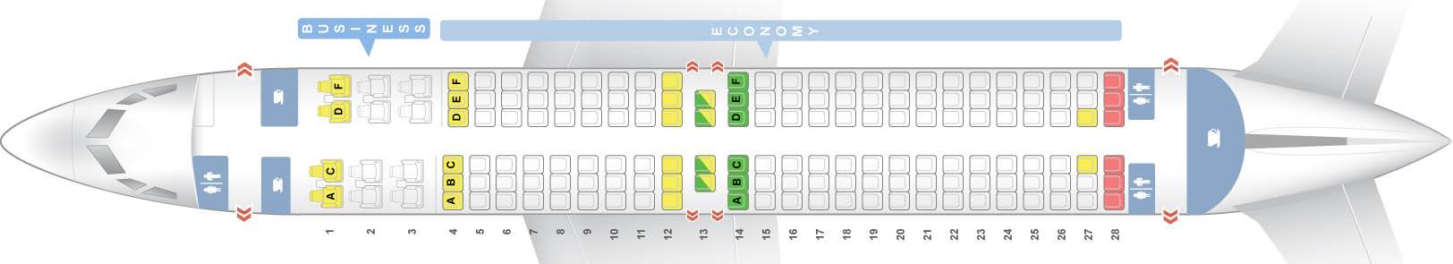 Airbus a320 s7 airlines: лучшие места и схема салона
