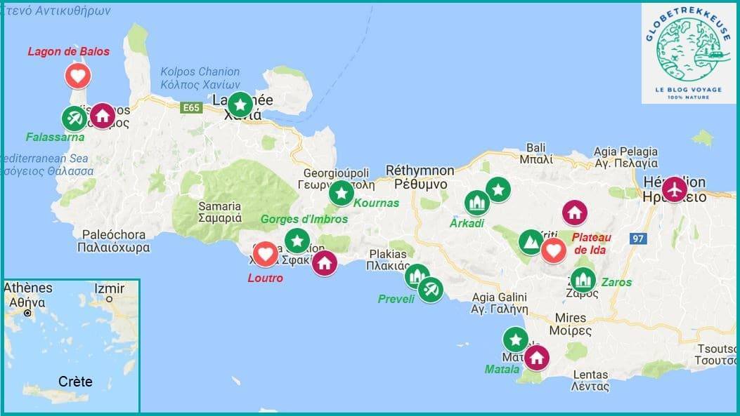 Международные аэропорты острова крит (греция) - список с названиями аэропортов