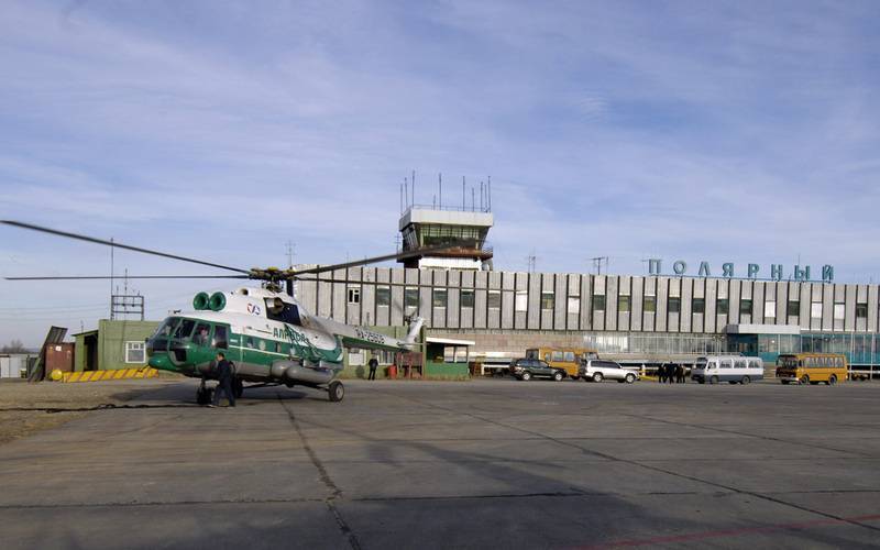 Региональный аэропорт Полярный в городе Удачный (Якутия)