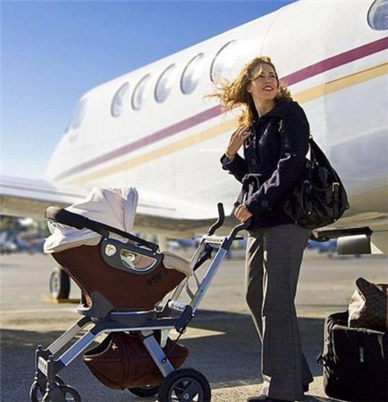 Правила перевозки детской коляски на борту аэрофлота