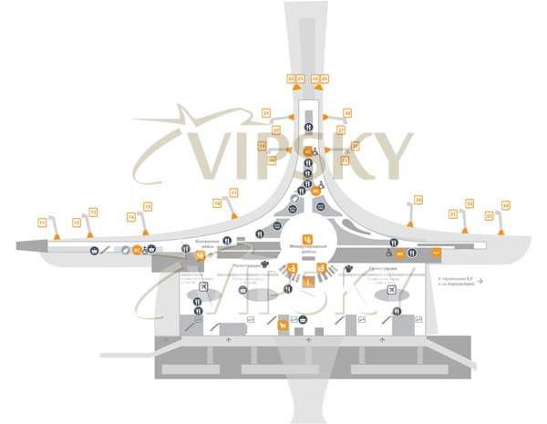 Схемы проезда в vip залы в аэропорту шереметьево: бронирование места