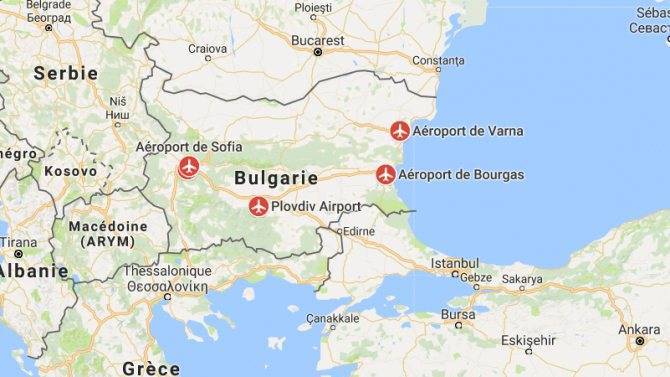 Список аэропортов Болгарии