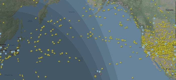 Летают ли самолеты через Тихий океан