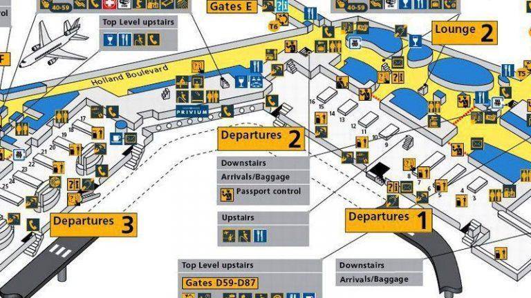 Аэропорт амстердама схипхол (ams) — табло, схема, как добраться 2021